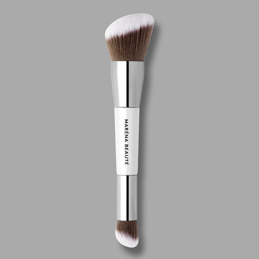 N° 1 DUAL-ENDED FOUNDATION AND CONCEALER BRUSH