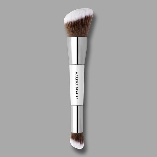 N° 1 DUAL-ENDED FOUNDATION AND CONCEALER BRUSH